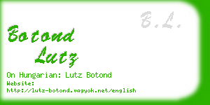 botond lutz business card